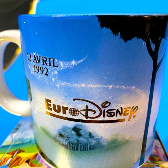 EURO DISNEY DISNEY STORE MUG COMMEMORATES THE OPENING OF EURO APRIL 12,1992 RARE - Picture 5 of 15